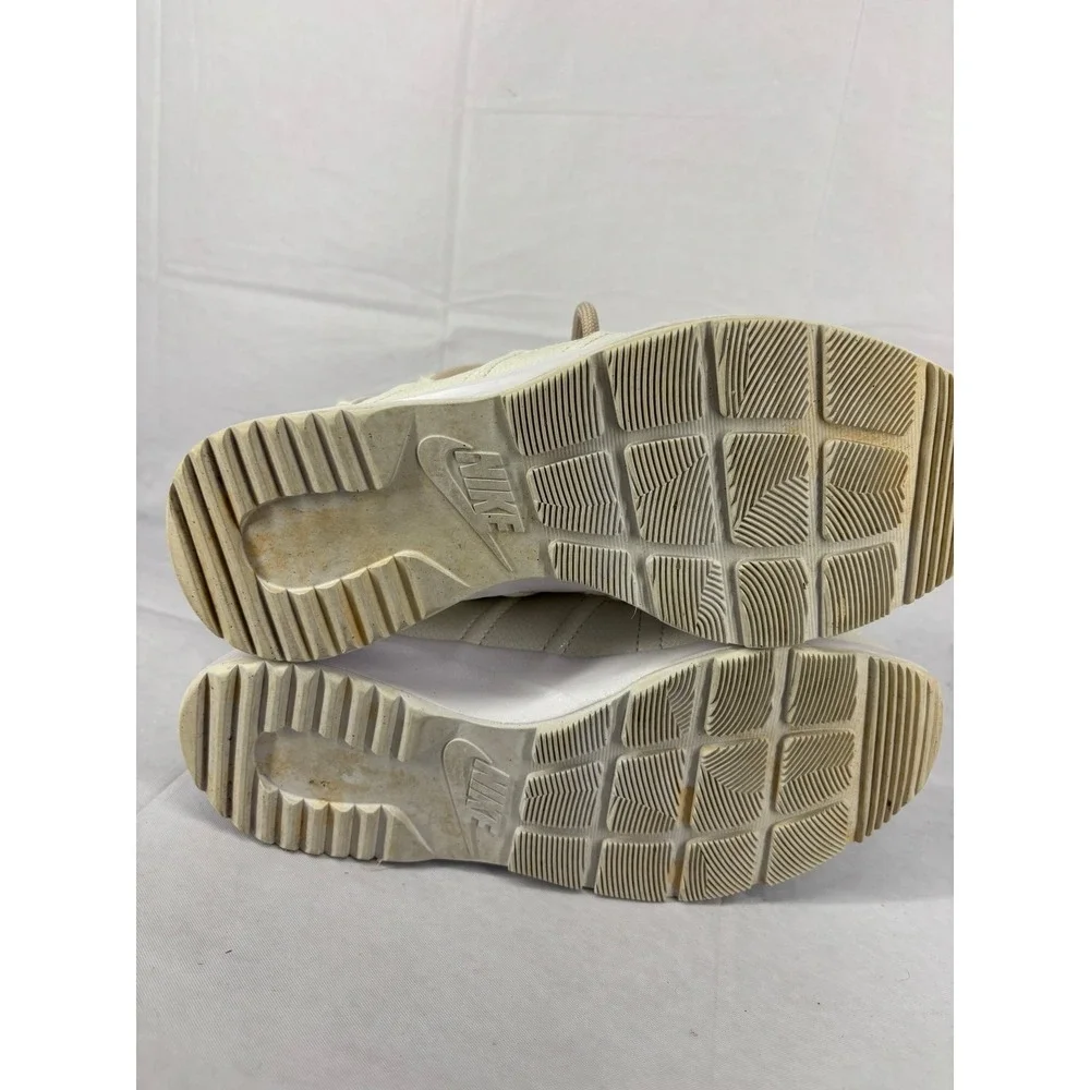 Nike Tanjun High Rise Sneakers Womens 7.5 Ivory Fleece AO0355-005